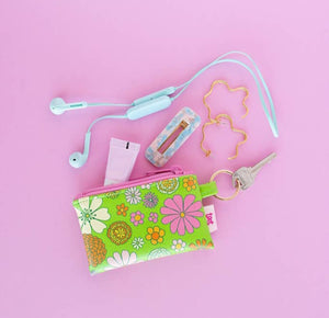Flower Power Key Ring Pouch
